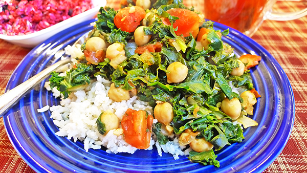 Royal Curried Chickpeas
